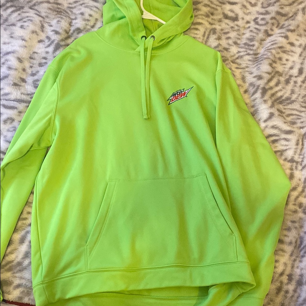 Limited Edition Mountain Dew Lime Green Hoodie